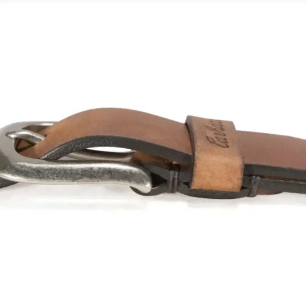 Carhartt Tanned Leather‎ Continuous Belt w/Nickel Roller Finish- Tan